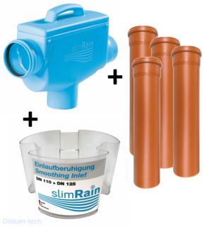 SlimRain Sestava 1 pro filtraci a uskladnění dešťové vody